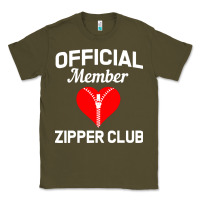 Army Green open heart surgery zipper club bypass get well recovery gift Classic Tee - artisFamous