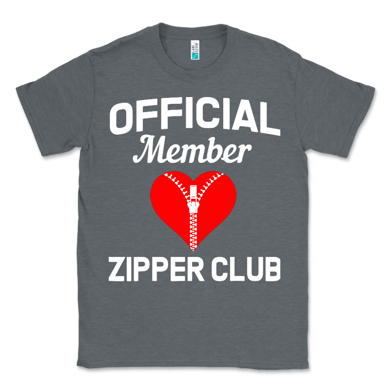 Open Heart Surgery Zipper Club Bypass Get Well Recovery Gift Classic Tee by artisFamous | Teevron