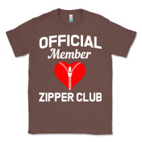 Chestnut open heart surgery zipper club bypass get well recovery gift Classic Tee - artisFamous