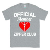 Heather Grey open heart surgery zipper club bypass get well recovery gift Classic Tee - artisFamous