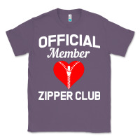 Lavender open heart surgery zipper club bypass get well recovery gift Classic Tee - artisFamous