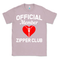Lilac open heart surgery zipper club bypass get well recovery gift Classic Tee - artisFamous