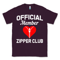 Plum open heart surgery zipper club bypass get well recovery gift Classic Tee - artisFamous