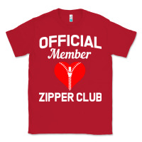 Red open heart surgery zipper club bypass get well recovery gift Classic Tee - artisFamous