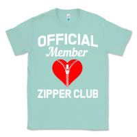 Seafoam open heart surgery zipper club bypass get well recovery gift Classic Tee - artisFamous