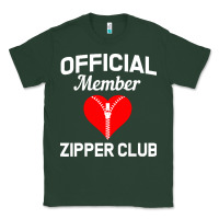Sports Green open heart surgery zipper club bypass get well recovery gift Classic Tee - artisFamous