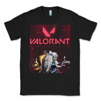 Black valorant gaming design Classic Tee - artisFamous