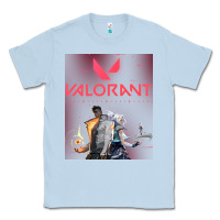 Dusty Blue valorant gaming design Classic Tee - artisFamous