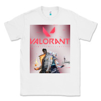 White valorant gaming design Classic Tee - artisFamous