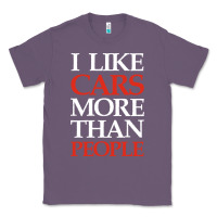 Lavender I LIKE CARS MORE THAN PEOPLE Classic Tee - artisFamous
