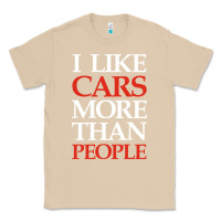 Mushroom I LIKE CARS MORE THAN PEOPLE Classic Tee - artisFamous