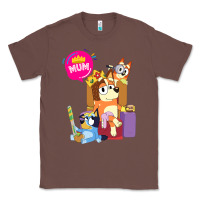 Chestnut bluey mom dad funny queen for family lover t shirt Classic Tee - artisFamous