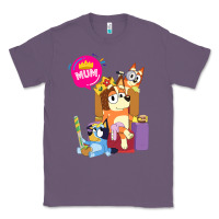 Lavender bluey mom dad funny queen for family lover t shirt Classic Tee - artisFamous