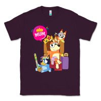 Plum bluey mom dad funny queen for family lover t shirt Classic Tee - artisFamous