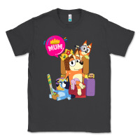 Smoke bluey mom dad funny queen for family lover t shirt Classic Tee - artisFamous