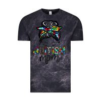 Cloud Black autism mom Vintage Tee - CowhideDigitalArt