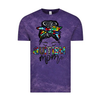 Cloud Purple autism mom Vintage Tee - CowhideDigitalArt