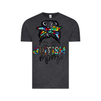 Vintage Black autism mom Vintage Tee - CowhideDigitalArt