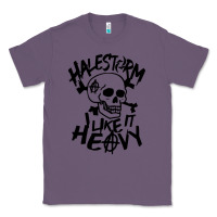 Lavender Skull I like It Heovy Halestorm Classic Tee - artisFamous
