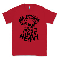 Red Skull I like It Heovy Halestorm Classic Tee - artisFamous