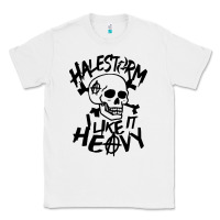 White Skull I like It Heovy Halestorm Classic Tee - artisFamous