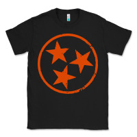 Black tennessee flag vintage grunge distressed graphic Classic Tee - artisFamous