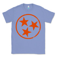 Colony Blue tennessee flag vintage grunge distressed graphic Classic Tee - artisFamous