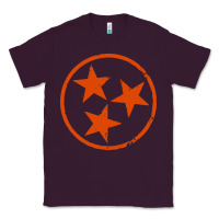 Plum tennessee flag vintage grunge distressed graphic Classic Tee - artisFamous