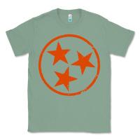 Sage tennessee flag vintage grunge distressed graphic Classic Tee - artisFamous