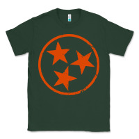 Sports Green tennessee flag vintage grunge distressed graphic Classic Tee - artisFamous
