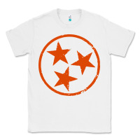 White tennessee flag vintage grunge distressed graphic Classic Tee - artisFamous