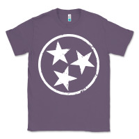 Lavender tennessee flag vintage grunge distressed graphic Classic Tee - artisFamous