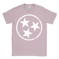 Lilac tennessee flag vintage grunge distressed graphic Classic Tee - artisFamous