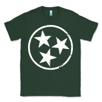 Sports Green tennessee flag vintage grunge distressed graphic Classic Tee - artisFamous