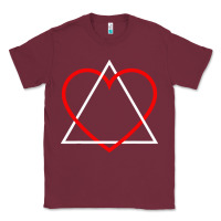Burgundy the adoption symbol Classic Tee - artisFamous