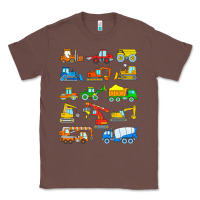 Chestnut construction excavator shirt for boys girls men and women t shirt Classic Tee - artisFamous