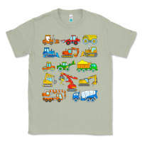 Matcha construction excavator shirt for boys girls men and women t shirt Classic Tee - artisFamous