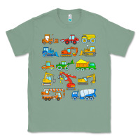 Sage construction excavator shirt for boys girls men and women t shirt Classic Tee - artisFamous