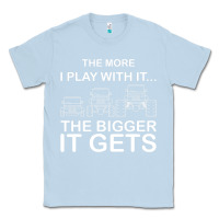 Dusty Blue cool the more i play with it...the bigger it gets men women t shirt Classic Tee - artisFamous