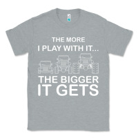 Heather Grey cool the more i play with it...the bigger it gets men women t shirt Classic Tee - artisFamous