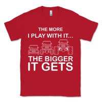 Red cool the more i play with it...the bigger it gets men women t shirt Classic Tee - artisFamous