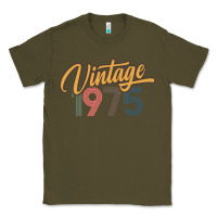 Army Green retro vintage 1975 women's Classic Tee - artisFamous