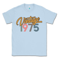 Dusty Blue retro vintage 1975 women's Classic Tee - artisFamous