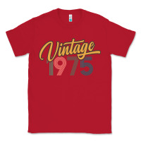 Red retro vintage 1975 women's Classic Tee - artisFamous