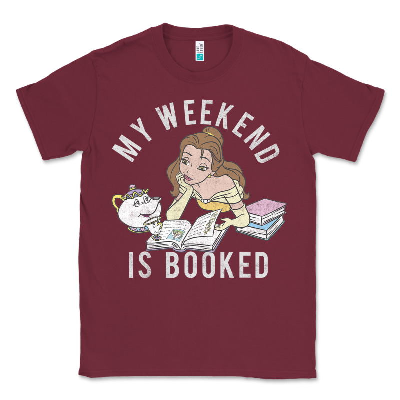 Beauty And The Beast Belle My Weekend Is Booked T Shirt Classic Tee by artisFamous | Teevron