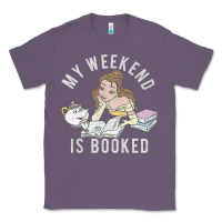 Lavender beauty and the beast belle my weekend is booked t shirt Classic Tee - artisFamous