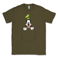 Army Green goofy pocket goofy pocket t shirt Classic Tee - artisFamous