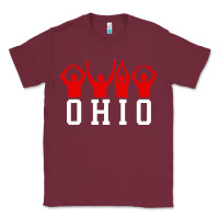 Burgundy vintage state of ohio home pride Classic Tee - artisFamous