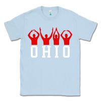 Dusty Blue vintage state of ohio home pride Classic Tee - artisFamous