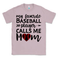 Lilac womens my favorite baseball player calls me mom Classic Tee - artisFamous